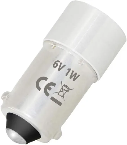Miniatura 8 de BA9s Base LED Bulbs1W 3v BA9 LED antorcha mini lámpara de cabeza bombilla linterna 2 celdas C y D (blanco frío, 2 celdas C y D 3V)