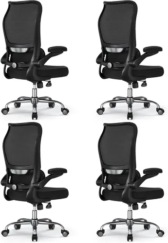 Miniatura 11 de TRALT Silla de Oficina Ergonómica - Silla de Escritorio con Respaldo Alto Ondulado Soporte Lumbar Ajustable Silla de Computadora - Sillas Gaming