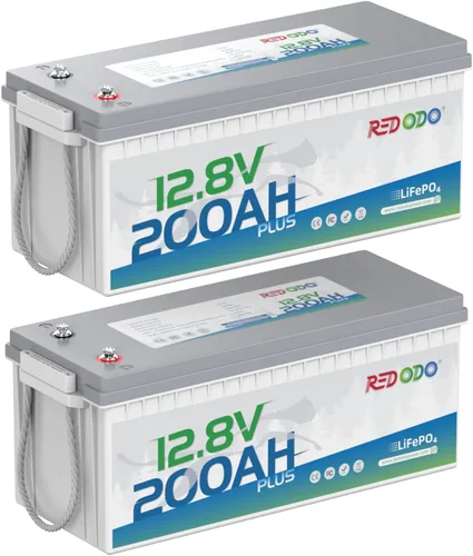Miniatura 15 de Redodo Paquete de 3 baterías de litio de 12 V 100 Ah Grupo 24, ciclo profundo de 1280 Wh con BMS de 100 A, batería recargable de litio de más
