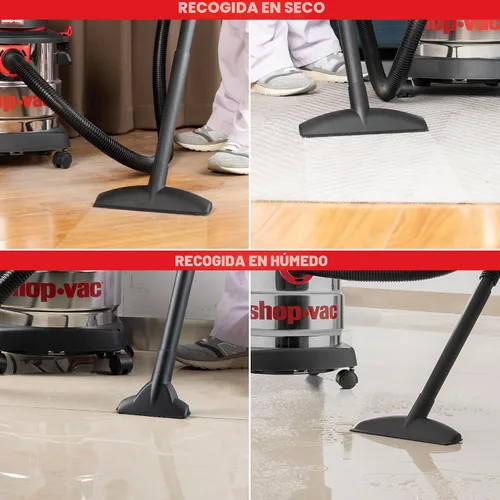 Miniatura 6 de Shop-Vac 5989300 aspiradora en húmedo y en seco de 5 galones, 4.5 HP, de acero inoxidable, negra