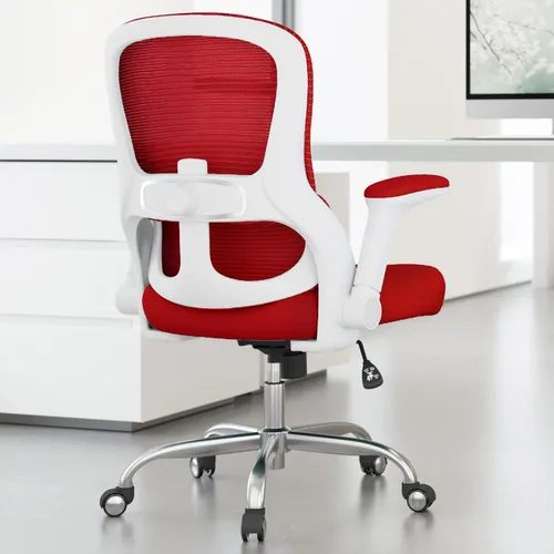 Miniatura 13 de Silla de oficina Veratric - Silla de escritorio ergonómica con soporte lumbar ajustable, silla de computadora de malla, sillas de oficina ejecutivas