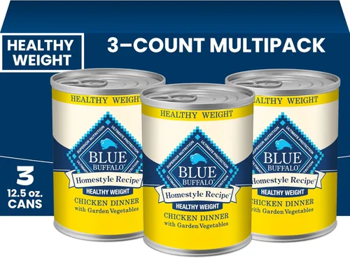 Miniatura 15 de Blue Buffalo Homestyle - Comida húmeda para perro, receta casera, alimento para perro adulto, vacuno, lata de 12.5 onzas (Paquete de 12.5)