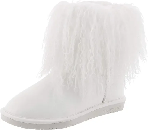 BEARPAW Womens Boo Womens Boot Classic Suede Womens Slip On Boot Comfortable Winter Boot Multiple Colors Sizes