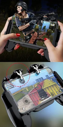 Miniatura 3 de Controlador de juegos PUBG para teléfono móvil L1R1 Disparar y apuntar Disparar Joystick Ergonómico Gamepad para PUBG Mobile/Knives Out, controlador