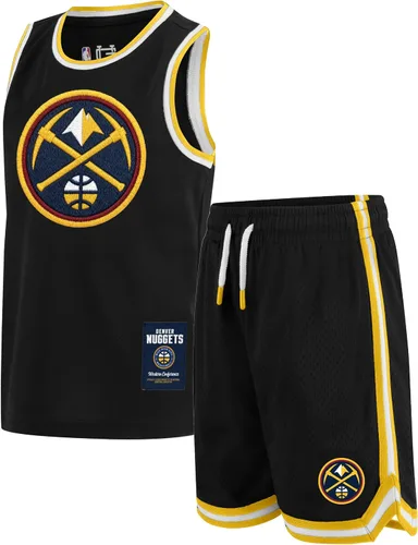 Miniatura 9 de Ultra Game Conjunto de camiseta sin mangas y pantalones cortos de baloncesto oficial de la NBA para niños Negro