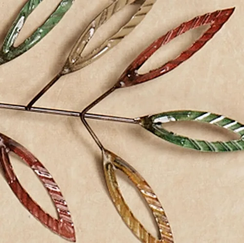 Miniatura 5 de Touch of Class Arte de pared de metal con árbol frondoso Multi Earth