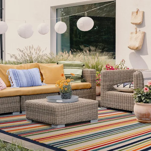 Miniatura 15 de SUPERIOR - Alfombra de interior y exterior, perfecta para patio, dormitorio, cocina, sala de estar, entrada, cuarto de juegos, guardería, cubierta