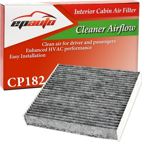 EPAuto CP182 (CF11182) Filtro de aire de cabina de reemplazo para Honda Accord, Civic, CR-V, Fit, HR-V, Insight, Odyssey, Pilot, CR-Z, Clarity,