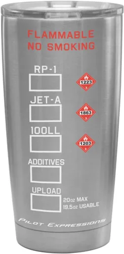 Miniatura 2 de Pilot Expressions AV8R Taxiway Sign - Vaso aislado de acero inoxidable