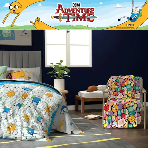 Miniatura 7 de Adventure Time Ricardio Bedding - Manta de felpa súper suave y acogedora, 46 x 60 pulgadas, (producto oficial) por Franco Collectibles