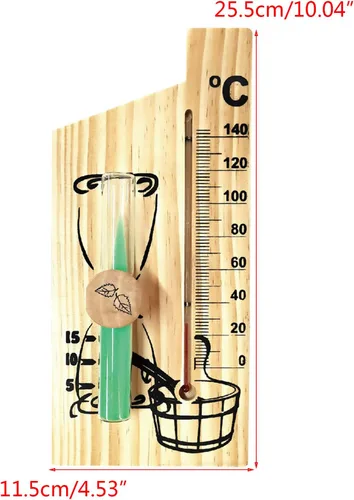 Miniatura 2 de ljhnba Termómetro de sauna Termómetro digital de alta precisión para sala de sauna Medidor de temperatura Medidor de temperatura Rango de medición