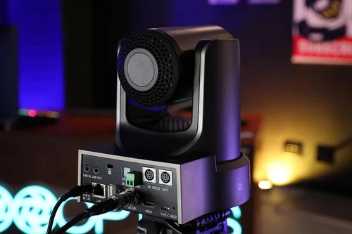 Miniatura 4 de PTZOptics Move SE 20x 1080p Full HD Advanced PTZ Cámara con zoom de inclinación panorámica y seguimiento automático para transmisión en vivo y Gris
