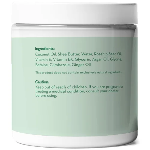 Miniatura 6 de Pure Body Naturals Mascarilla capilar de aceite de coco, tratamiento capilar acondicionador profundo para cabello seco dañado y teñido sin sulfatos
