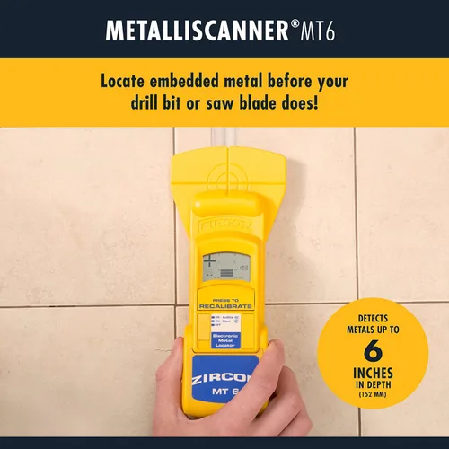 Miniatura 2 de Zircon MetalliScanner MT6 - Detector de metales profesional - Localizador de metales portátil de escaneo profundo para metales ferrosos