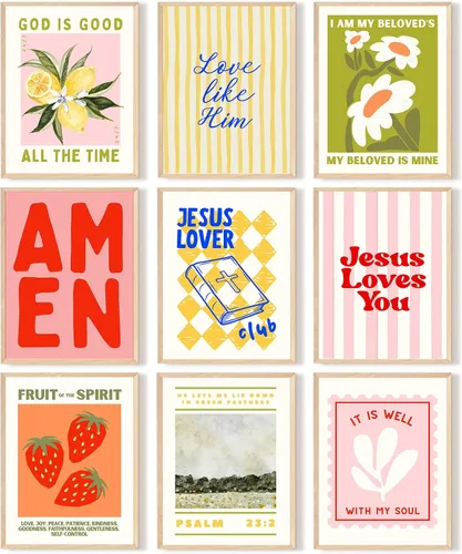Miniatura 25 de Póster artístico de pared de salud mental, lienzo motivacional, decoración de pared, terapia, oficina, póster bohemio, impresiones inspiradoras
