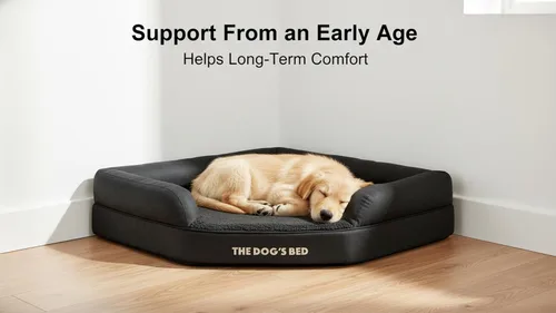 Miniatura 5 de The Dog's Bed - Cama ortopédica de espuma viscoelástica para perro, superficie relajante, espuma certificada por CertiPUR, tela de felpa, felpa