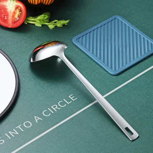 Miniatura 4 de Berglander - Juego de utensilios de cocina de acero inoxidable, set de 13 piezas, con soporte para utensilios, antiadherentes y resistentes al