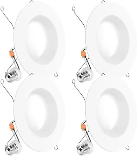 Miniatura 8 de Sunco 96 paquete de luces LED empotradas de 6 pulgadas, luces de techo de conversión para luces de techo, borde deflector, 1050 lm, 13 W 5000K luz
