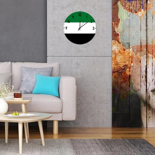Miniatura 812 de Cheyan Reloj de pared con bandera de Canadá de 12 pulgadas, silencioso, sin tictac, de PVC, funciona con pilas, reloj redondo decorativo, regalo