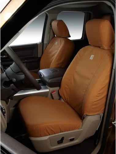 Miniatura 4 de Covercraft Carhartt SeatSaver - Fundas de asiento personalizadas Se adapta a Ford F-250/F-350 1999-2002 Asiento de banco de 1ª fila 40/20/40