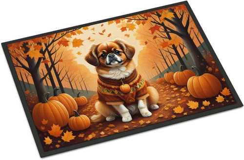 Miniatura 60 de Caroline's Treasures DAC1041MAT - Tapete de algodón de Tulear para puerta delantera, 18 x 27 pulgadas, para interiores y exteriores, para entrada
