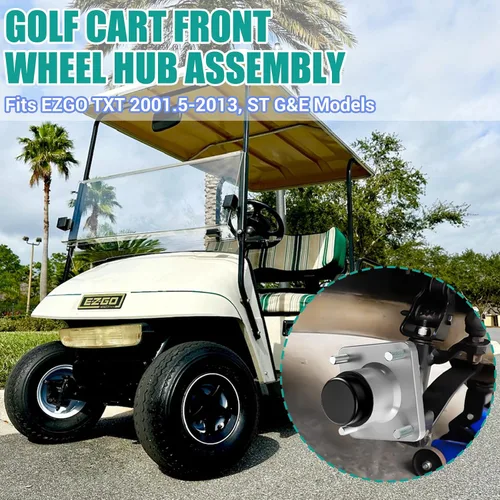 Miniatura 6 de DRIVE UP EZGO TXT Bujes delanteros, cubo de rueda delantera para carrito de golf con cojinetes de rueda para EZGO TXT Medalist 2001-2013 a gasolina