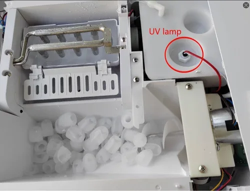 Miniatura 8 de Dispensador de enfriador de agua 4 en 1 de agua caliente/frío/habitación con máquina de hielo, carga inferior, capacidad diaria de 22 libras