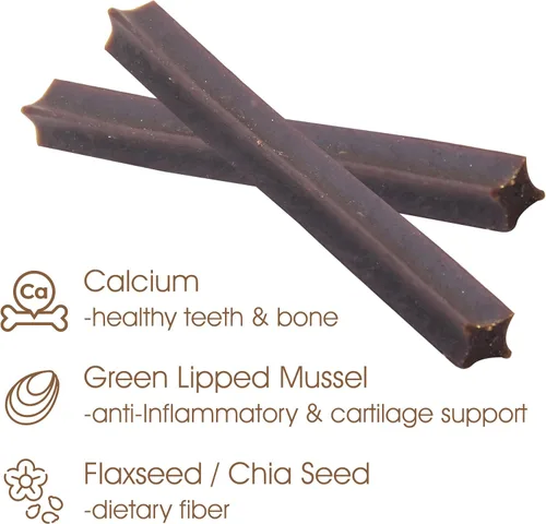 Miniatura 5 de Get Naked Dental Sticks - Golosinas para perros con sabor a pollo sin granos, bolsa pequeña de 6.2 onzas