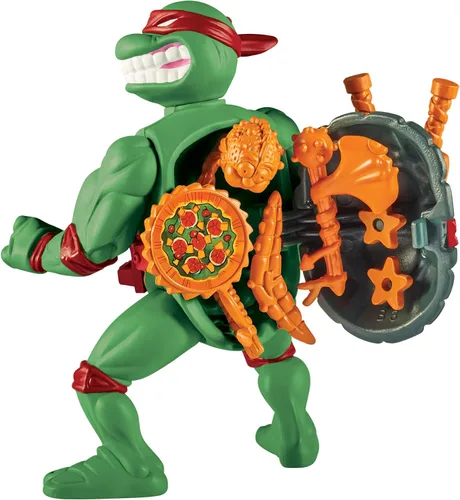 Miniatura 8 de Teenage Mutant Ninja Turtles: Playmates Toys - Figura básica original de 4 pulgadas de carcasa de almacenamiento clásica de Donatello