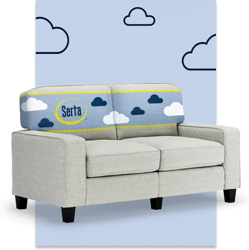 Miniatura 24 de Serta Palisades Sofás Tapizados para Sala, Sofá de Diseño Moderno, Tela, Beige
