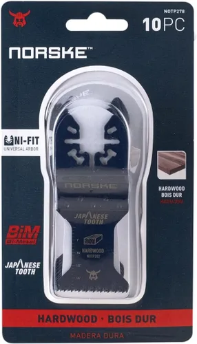 Miniatura 7 de Norske Tools NOTP278 - Cuchilla de accesorio oscilante para multiherramienta de 1 1/4 pulgadas, corte al ras de dientes japoneses, ajuste universal