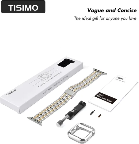 Miniatura 8 de Compatible con Apple Watch Band de 1.772 pulgadas, 1.732 pulgadas, 1.654 pulgadas, 1.614 pulgadas, 1.575 pulgadas, 1.496 pulgadas, para mujer