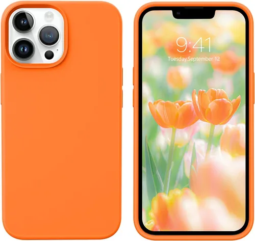 Miniatura 456 de GUAGUA Funda compatible con iPhone 17 Pro Max de 6.9 pulgadas, silicona líquida, goma de gel suave, delgada, forro de microfibra delgada