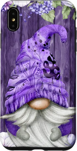 Miniatura 11 de Cute Purple Aesthetic Anemones Flower Pattern Lavender Gnome Case for iPhone 17