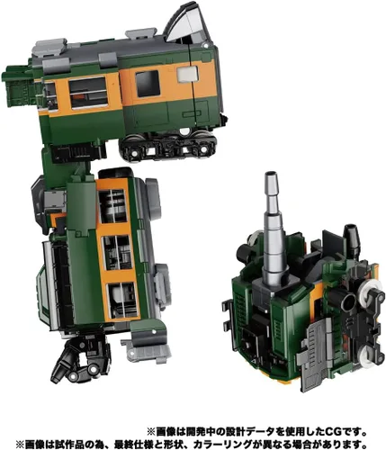 Miniatura 3 de Transformers Masterpiece Serie G MPG-04 Tren Bot Dichen F8101