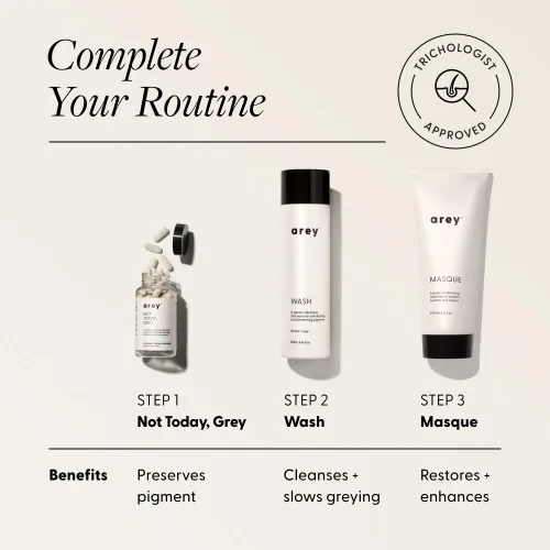 Miniatura 7 de Arey Masque Deep Conditioner & Hair Mask Hidratación profunda para cabello medio a grueso Reduce la rotura, doma el encrespamiento, restaura