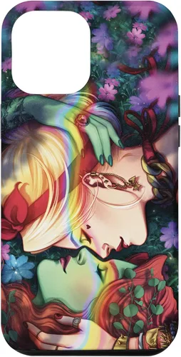 Miniatura 25 de iPhone 16 DC Comics Pride Harley Quinn & Poison Ivy Nose Touch Case