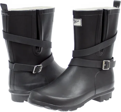 Miniatura 3 de Forever Young Botas de lluvia de goma de tacón bajo para mujer