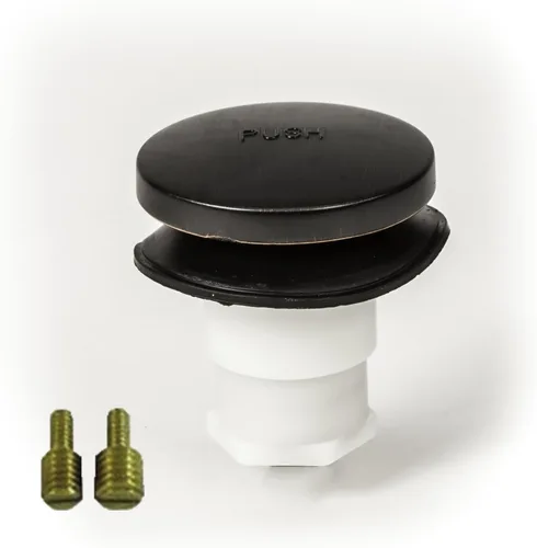 Miniatura 7 de Tapón de drenaje universal para bañera/tina con toque de pulgar (punta de pulgar, accionado por pie) Incluye accesorios de 3/8" y 5/16