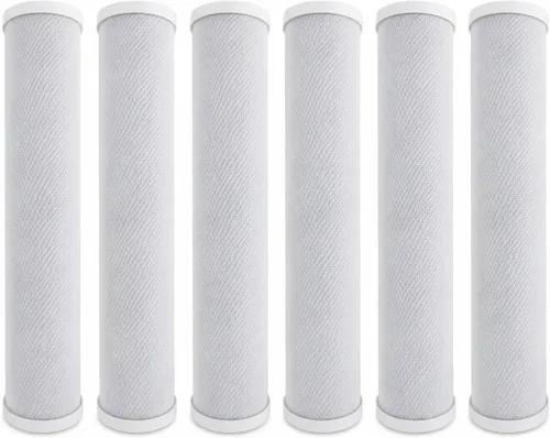Miniatura 9 de CFS Cartucho de filtro de agua de bloque de carbono de 10 x 2.5 pulgadas de 5 micrones compatible con modelos WCBCS975-RV - Filtro de repuesto