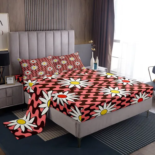 Miniatura 28 de Juego de sábanas con temática de camping feliz, juego de ropa de cama de viaje para niños, niñas, niños, adolescentes, decoración de dormitorio