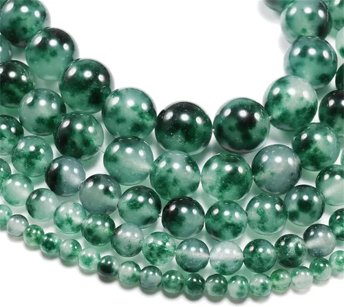 Miniatura 2 de 4 6 8 10 0.472 in cuentas de piedras preciosas naturales redondas de piedra suelta para bricolaje pulsera, collar, pendientes, joyería artesanía Azul