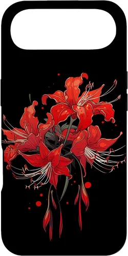 Miniatura 26 de iPhone 14 Red Spider Lily Funda de anime de manga estética japonesa japonesa