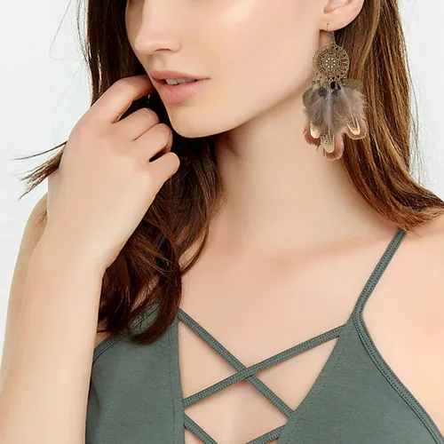 Miniatura 5 de MWOOT 120 plumas de colores artísticos para manualidades, 6 colores, mini plumas de faisán de 4 a 3.1 in para aretes de bricolaje, joyería