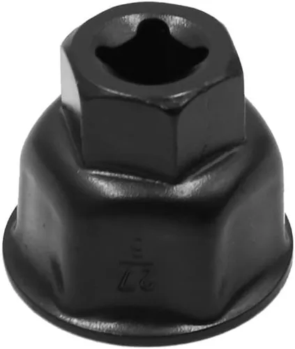 uxcell 1.063 in 6 flautas filtro de aceite de coche tapa llave taza removedor herramienta para Volkswagen para Audi A6LA8L para BMW X5