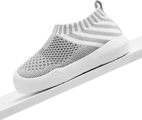 Miniatura 5 de Engtoy Zapatos de bebé para niños y niñas, zapatos para caminar, ligeros, transpirables, de malla, zapatos antideslizantes con suela de goma suave