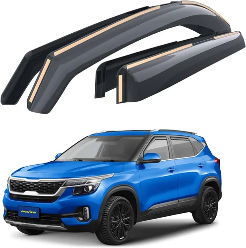 Miniatura 23 de Goodyear Shatterproof in-Channel Window Deflectors for Toyota RAV4 2019-2025, Rain Guards, Window Visors for Cars, Vent Deflector, Car Accessories