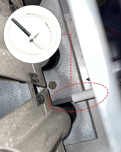 Miniatura 4 de Encendedor universal, repuesto de encendedor de barra caliente de nitruro de silicio de 120 V para encendedores de carburo de silicio de hornos