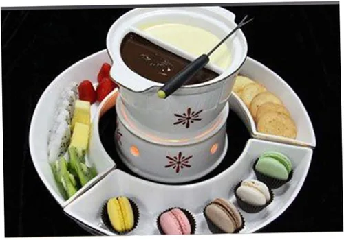 Miniatura 5 de STOBAZA 6 tenedores de fondue de acero inoxidable de 9.4 pulgadas, palitos de fondue de queso, utensilios de cocina, tenedores de alimentos con asas