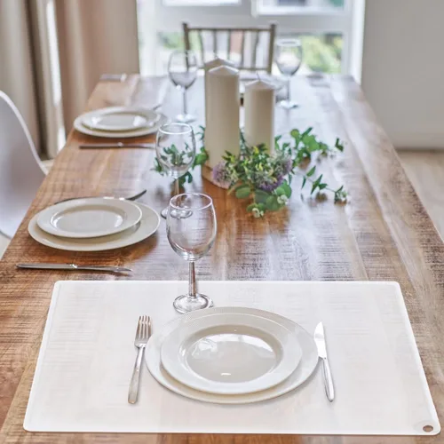 Miniatura 12 de Tapete de silicona extra grande para encimera de cocina, 36 x 24 pulgadas, tapete de silicona para mesa de resina, tapete resistente al calor